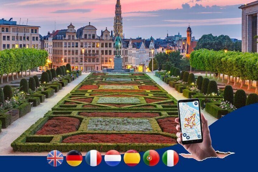  Brussels: Self-Guided City Walking Tour with Audio Guide