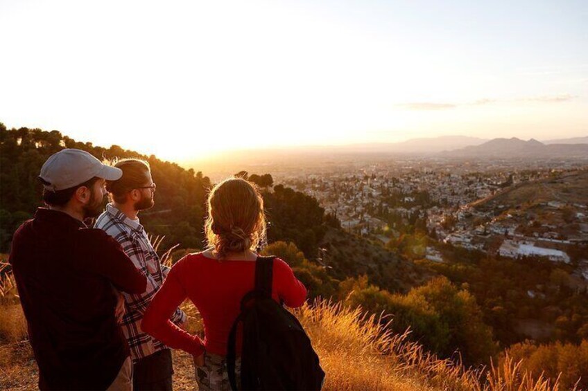 Alhambra: Surroundings Sunset Tour by Electric Bike