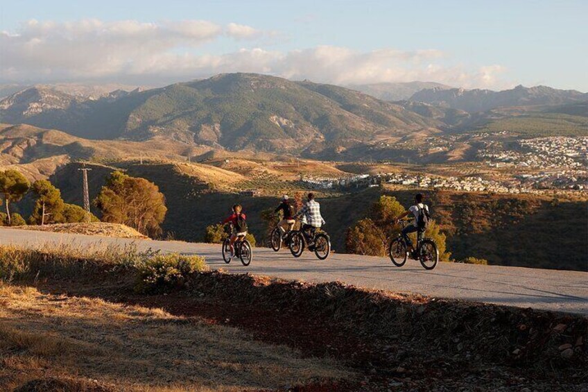 Alhambra: Surroundings Sunset Tour by Electric Bike