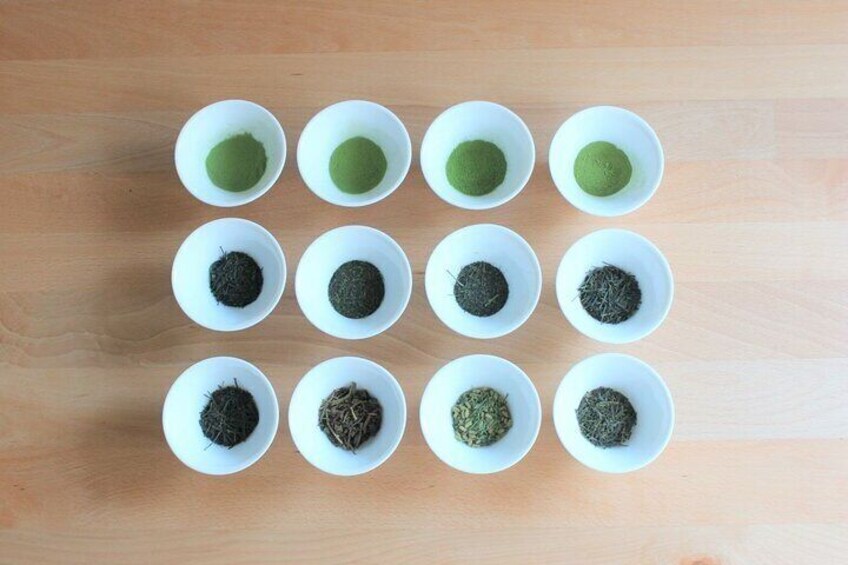 This tea session, you will be able to drink 12 different types of teas