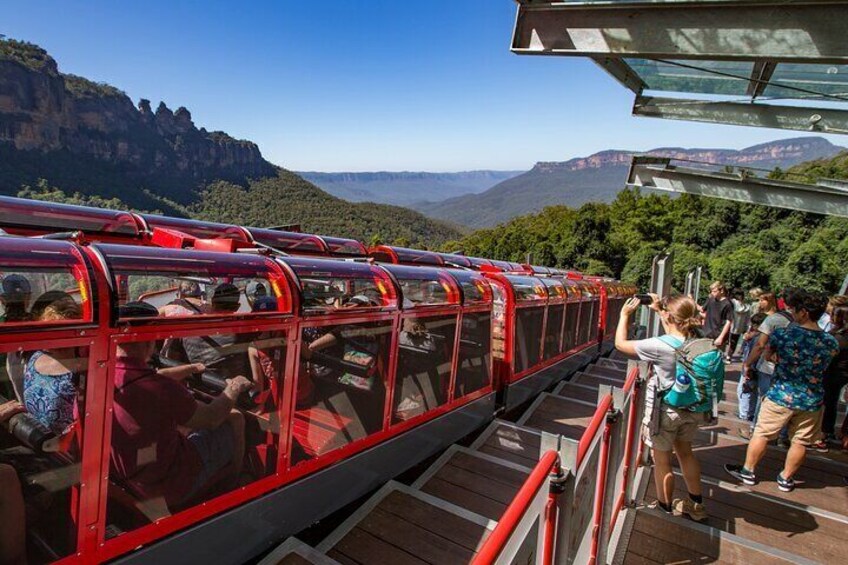 Scenic railway to the valley floor