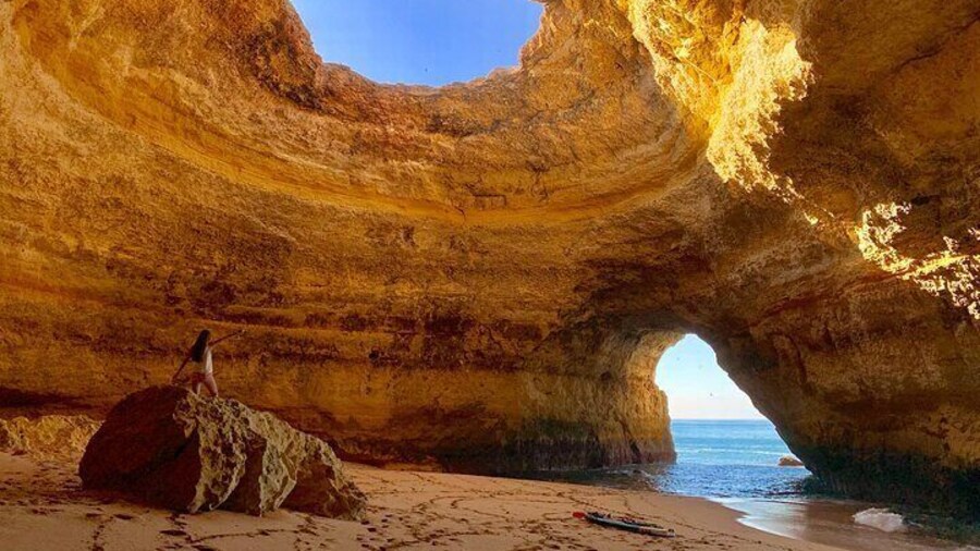 Benagil Kayak Guided Tour Secret Beaches and Caves 2h