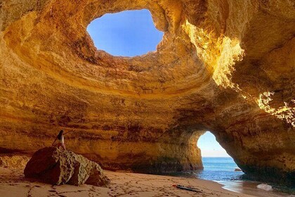 Benagil Kayak Guided Tour Secret Beaches and Caves 2h
