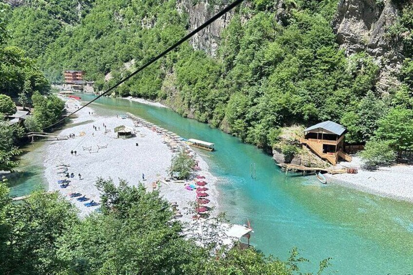 From Tirana/Durrës: Day Trip to Shala River and Koman Lake