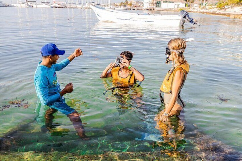 5 in 1 Snorkeling Boat Experience in Cancun