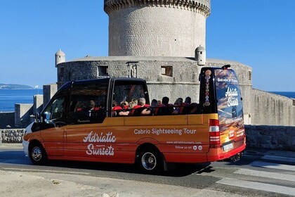 Dubrovnik: Convertible Minibus Panorama Tour with Audio Guide