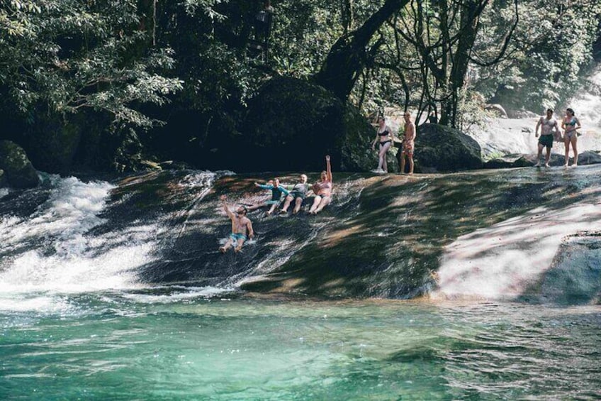 Splash and Slide Waterfall Experience in Josephine Falls Walk