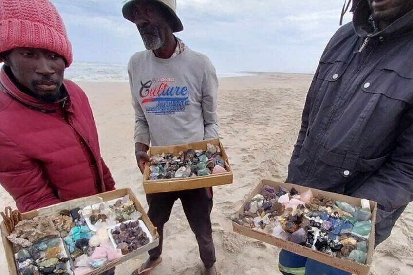 semi precious stones for sale, mined by the locals