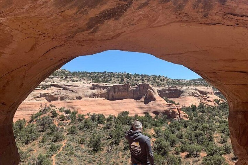 Looking out through an Arch