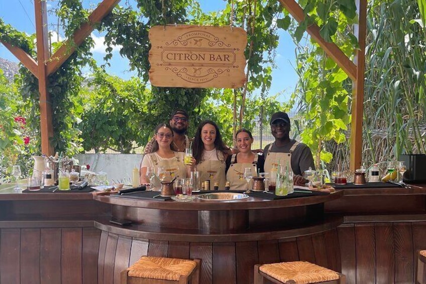 Private Citron Tasting and Citron-Based Cocktail Masterclass