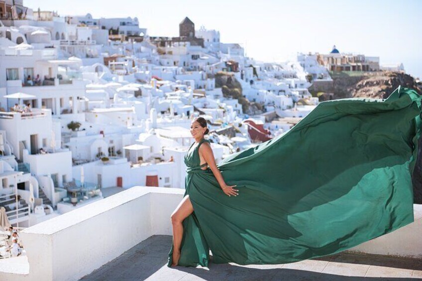 Green dress