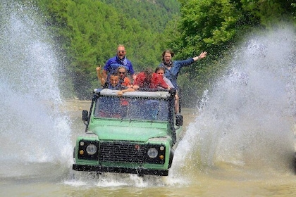 Antalya 4-in-1 Combo: Rafting, Jeep Safari, Zipline, Buggy Safari