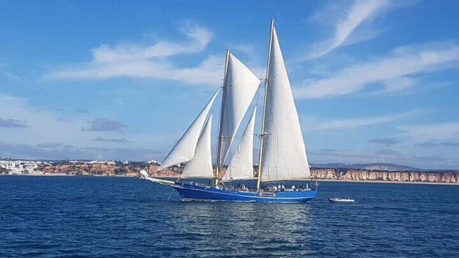 Condor de Vilamoura sailing along the Algarve coast