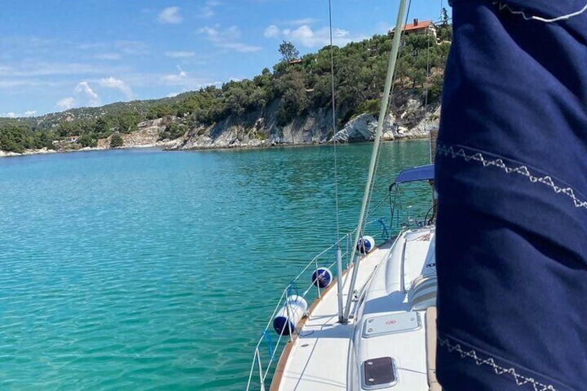 Full Day Cruise on Sailing Yacht in Corfu Island