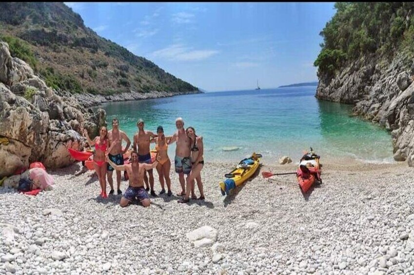 Kayak Trip to Hidden blue Cave, with lunch & fruits.