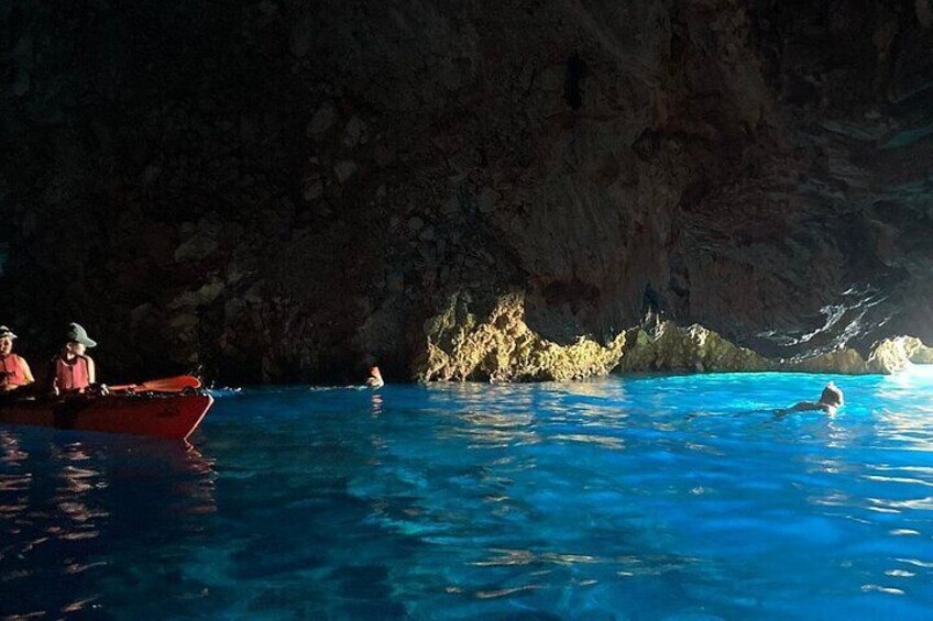 Hidden Blue Caves with Lunch - Half Day Kayaking Trip in Lefkada 
