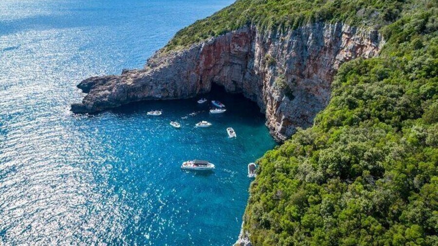 Blue Cave and Lady of the Rocks 3 Hour Tour