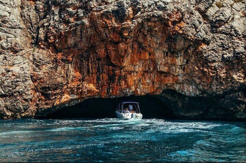 Blue Cave and Lady of the Rocks 3 Hour Tour