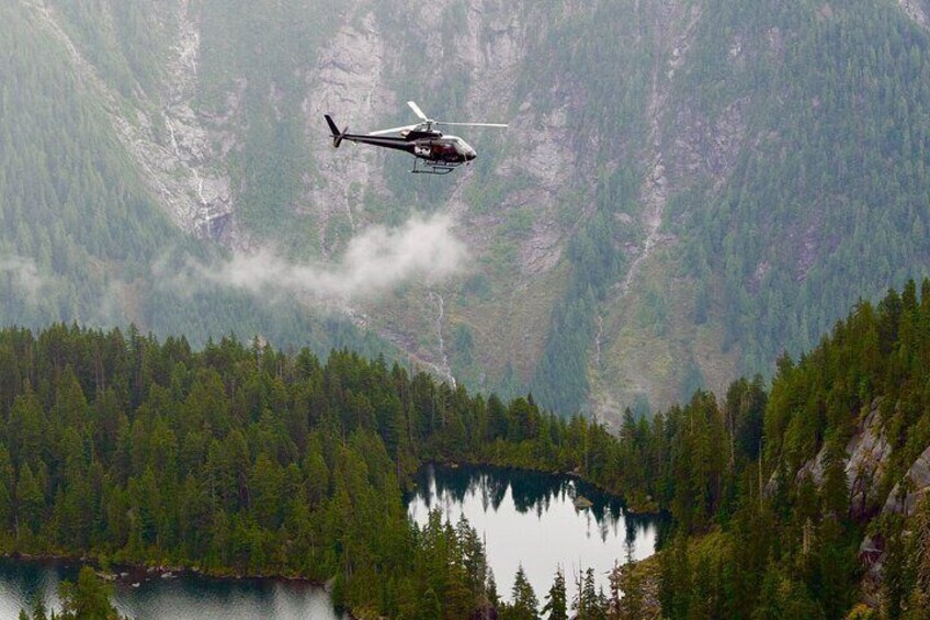 Private Helicopter BC Backcountry Tour with Hotel Pick-up