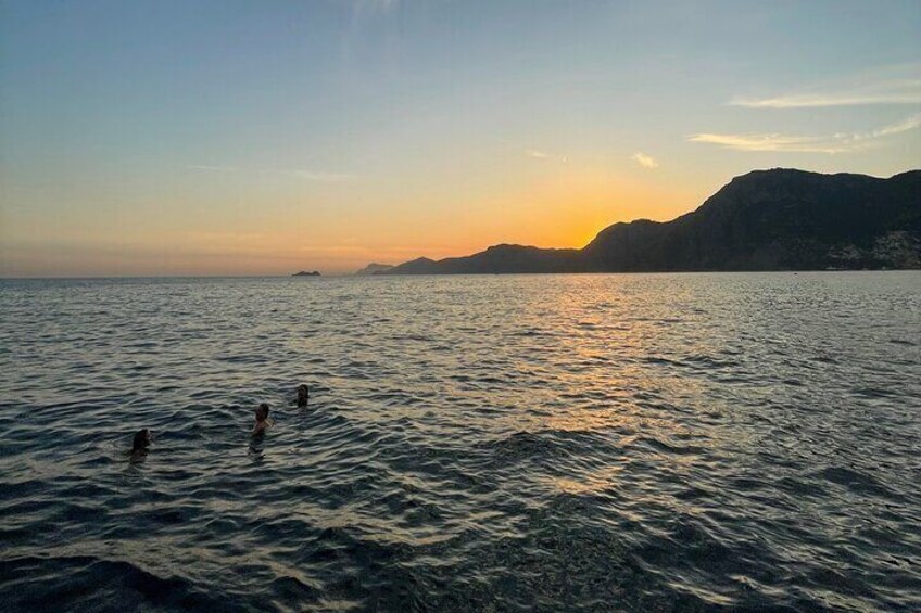 Private Boat Tour at Sunset on the Amalfi Coast