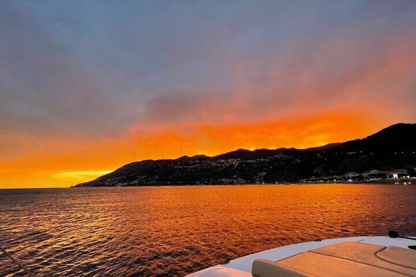 Private Boat Tour at Sunset on the Amalfi Coast