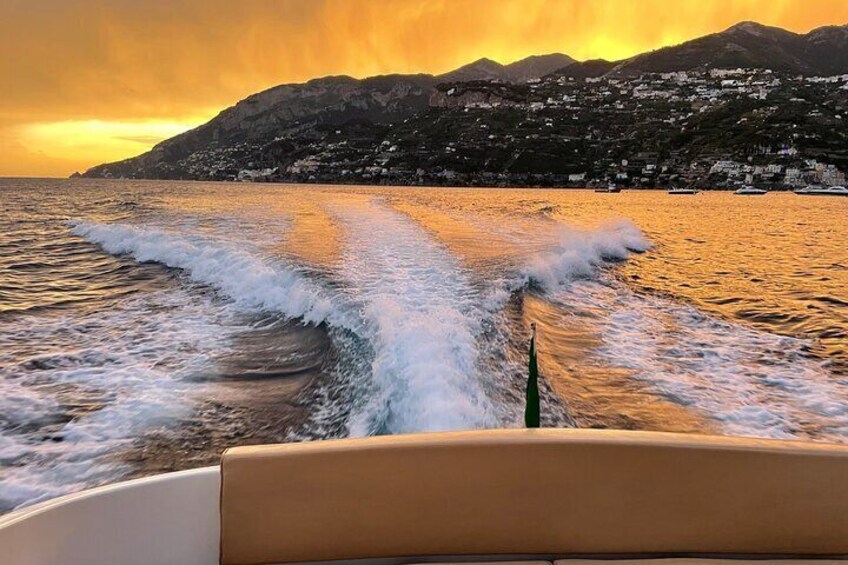 Private Boat Tour at Sunset on the Amalfi Coast