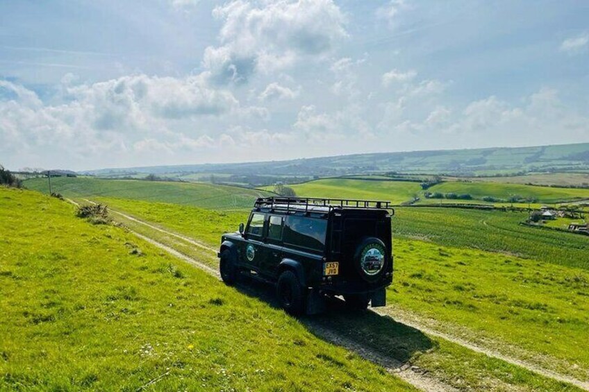 4x4 Land Rover Safari Across Purbeck Hills and Jurassic Coast