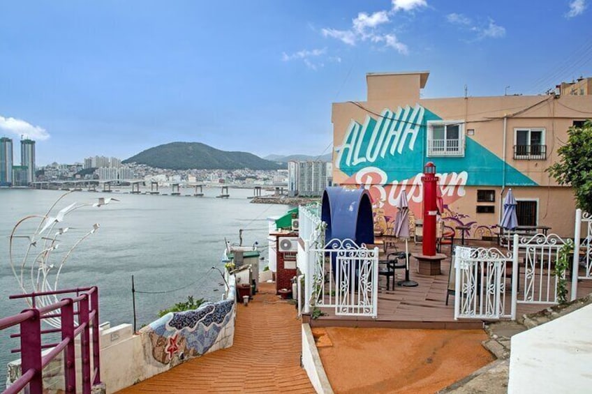 Busan Day Tour with Beach Train and Gamcheon Culture Village