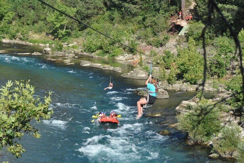 3 in 1 Whitewater Rafting, Buggy/Quad Ride and Zipline with Lunch