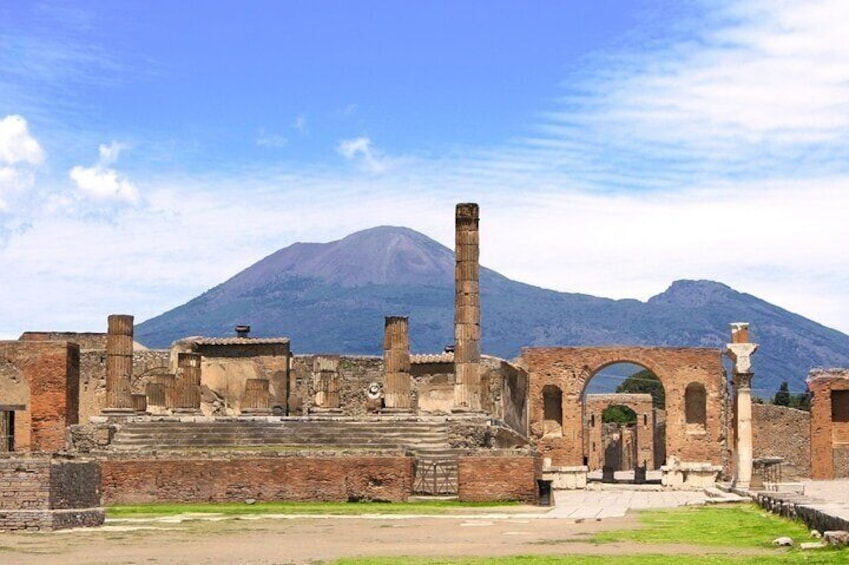 Pompeii Tour with Tasting at the Vesuvius Cellars from Positano