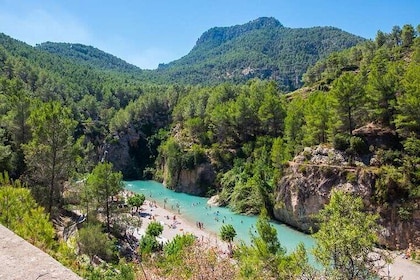 Von Valencia : Montanejos Pools & Rafting, Kajak oder Wanderung