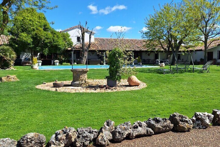 one of the 3 building of the winery
