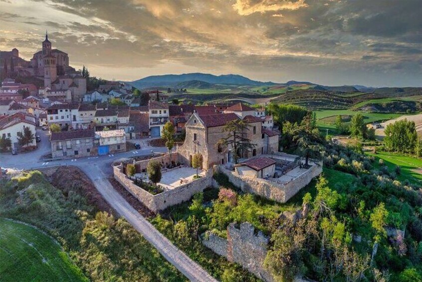 The town of Cogolludo where we have lunch