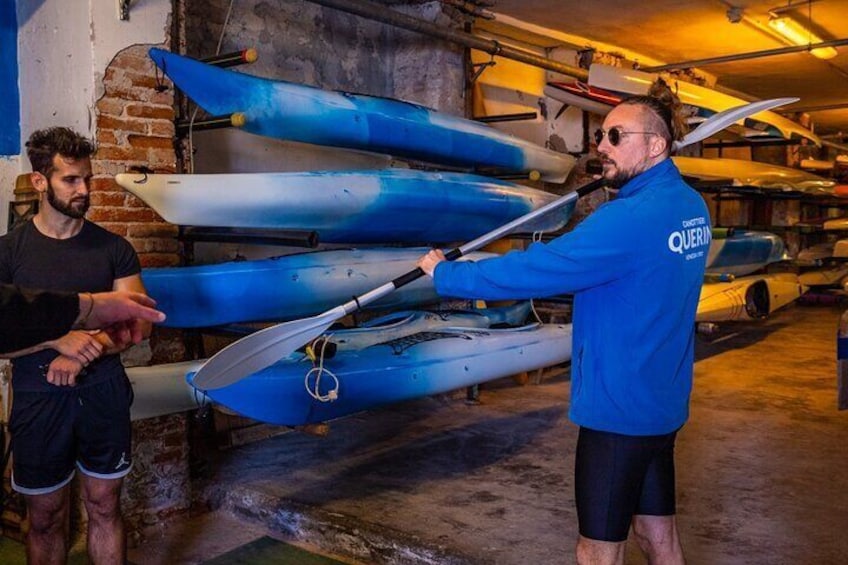 Naturalistic Kayak Class in Venice: basic training in the lagoon