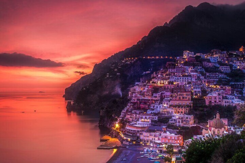 Sunset in Positano