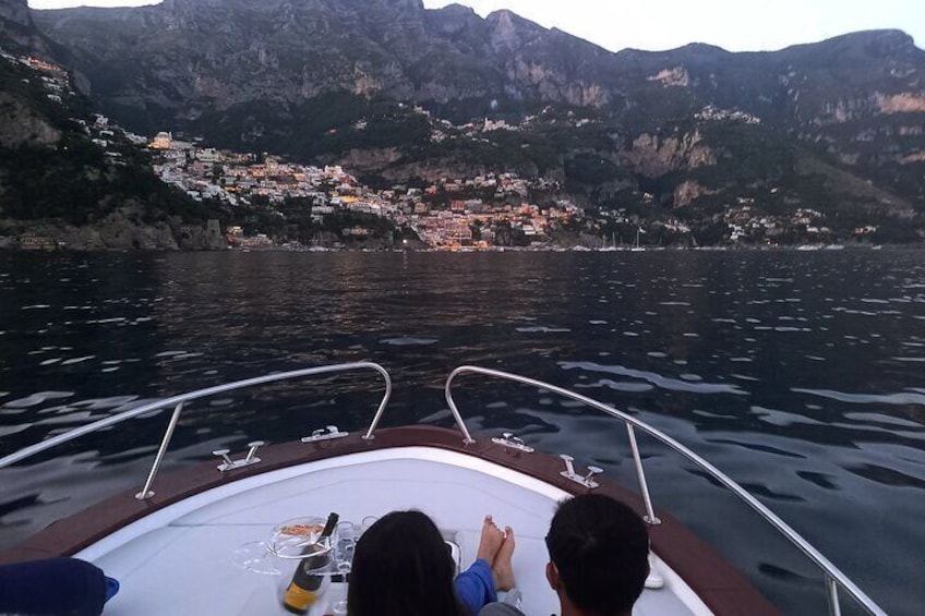 Going back in Positano after the sunset