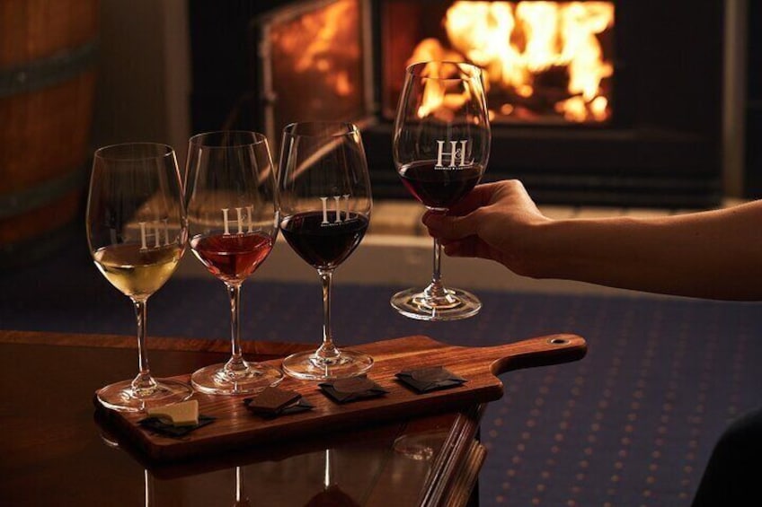 Cosy up by the fire whilst you enjoy your wine!