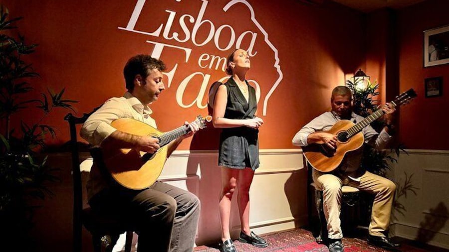 Fado Performance at Lisboa em Fado: Experience the soulful melodies of traditional Portuguese Fado music in the heart of Lisbon.