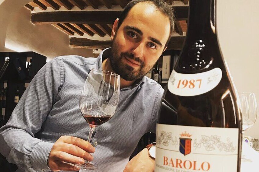 1987 is the vintage of our Sommelier Francesco, aging like a fine Barolo!