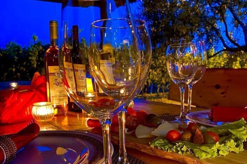 Private Wine Tasting in Dubrovnik Under the Moon and Stars