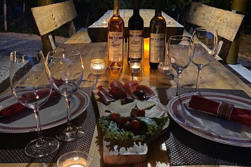 Private Wine Tasting in Dubrovnik Under the Moon and Stars