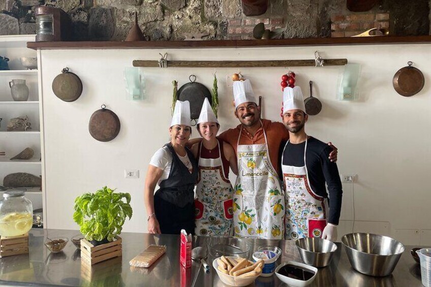 Private Cooking Class in Sorrento & garden visit. 