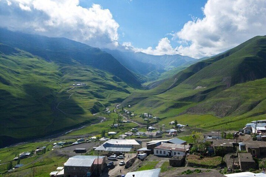 Khinalug Village