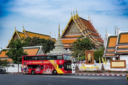 Visite guidée de Bangkok en bus Hop-On Hop-Off