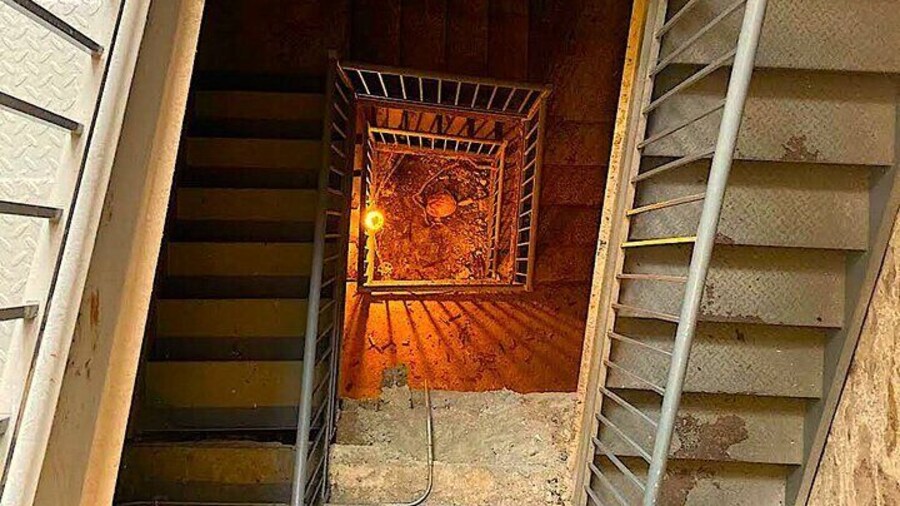 Park Brewery Cellar Stairs