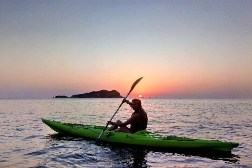 Kayak and Snorkel at Sunset