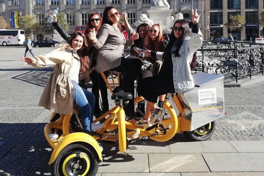 Guided Sightseeing Tour with our Conference Bikes, Teambikes at Gendarmenmarkt, Berlin