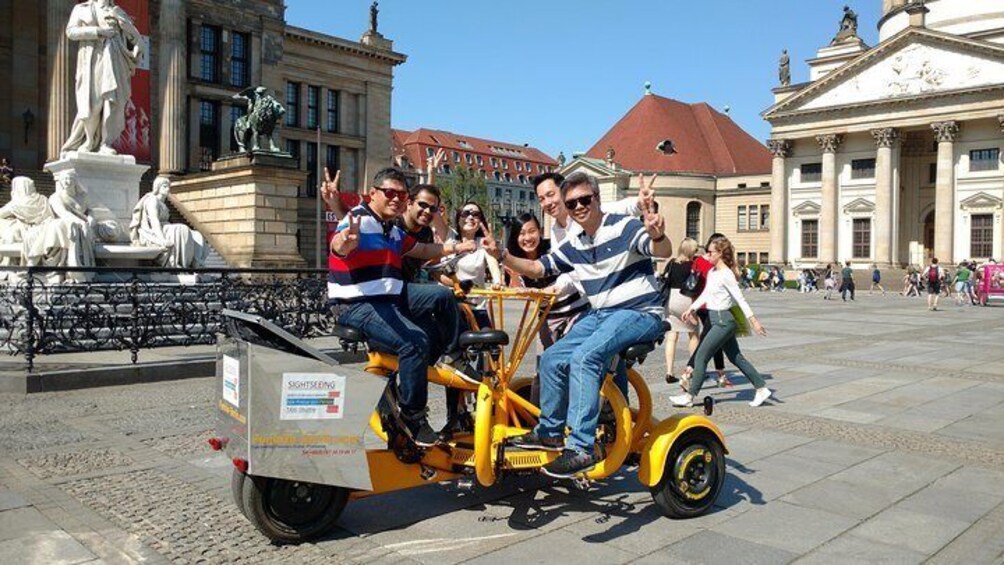 Happy customers from Singapore on one of our FunBikes / Teambikes / ConferenceBikes.