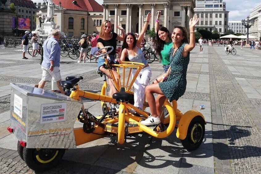 Guided Sightseeing Tour with our Conference Bikes at Gendarmenmarkt, Berlin