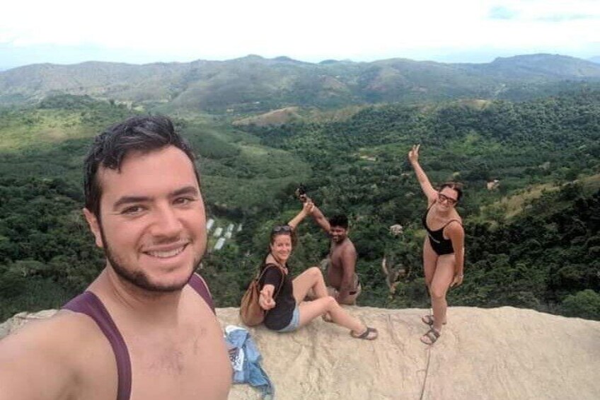 On top of Diyaluma Waterfall